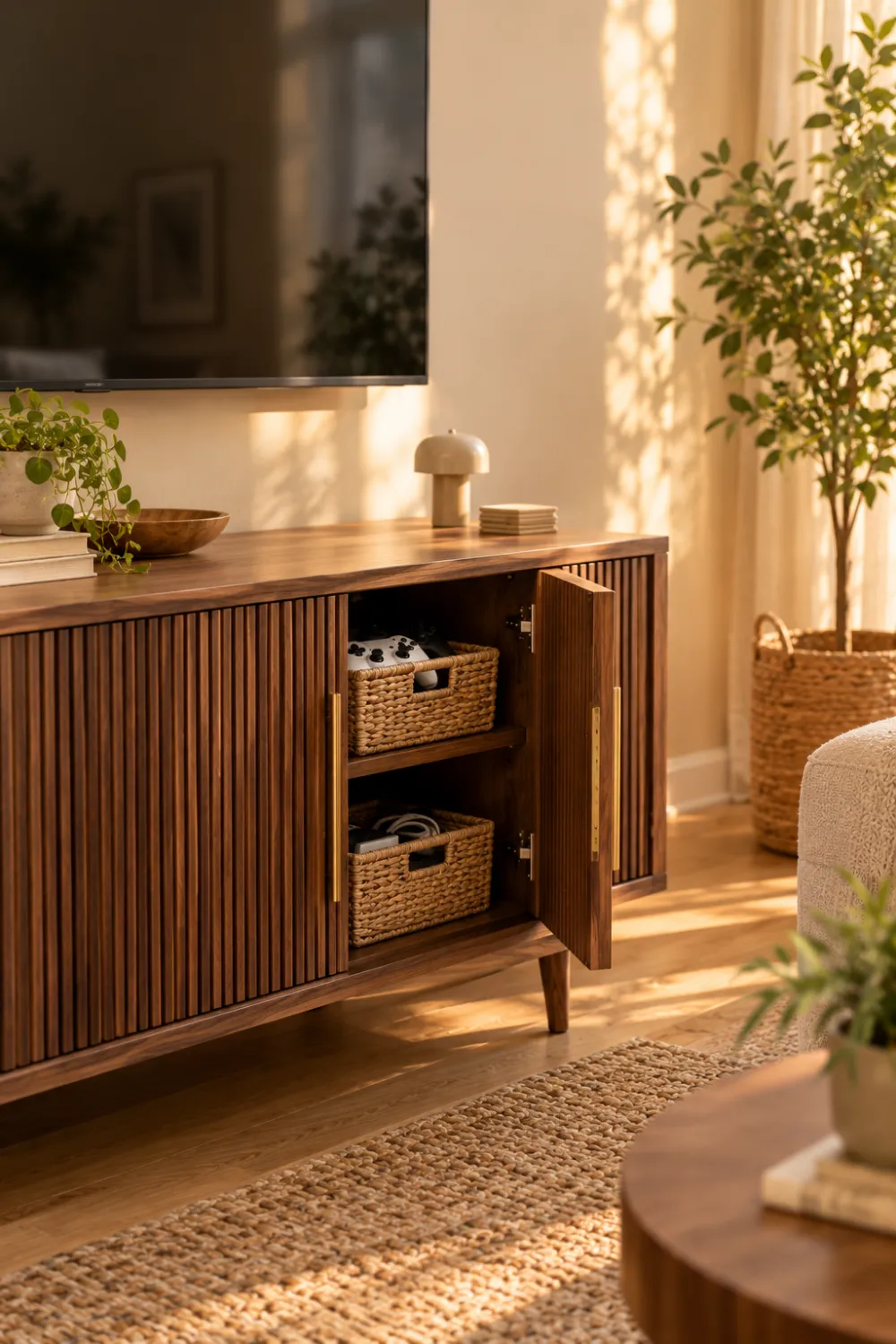 Closed TV Cabinet