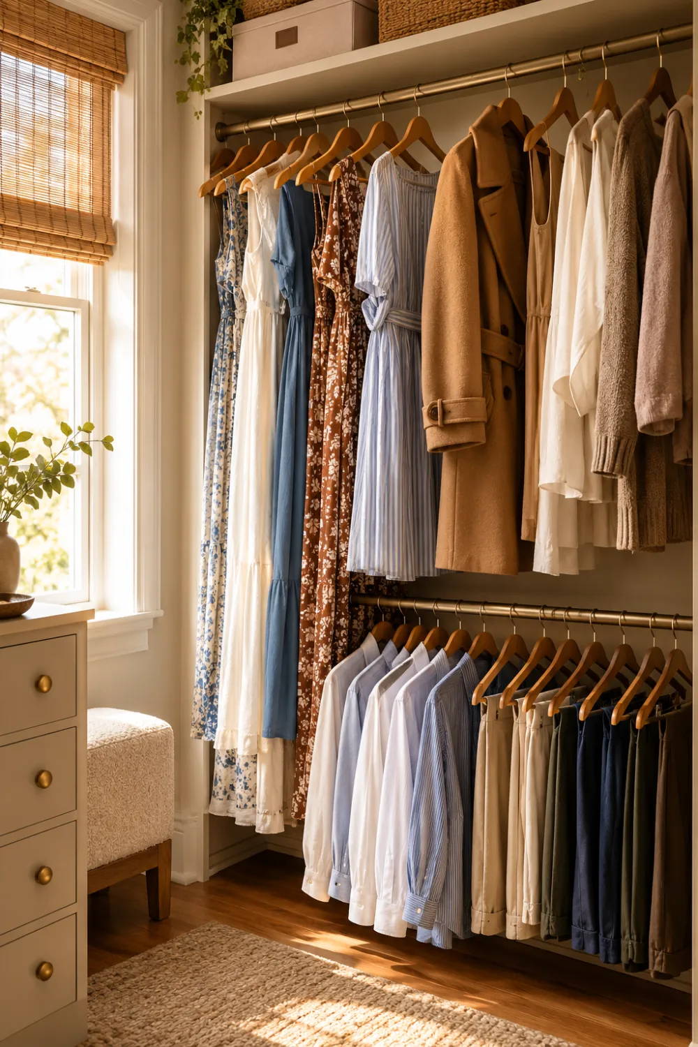 Closet Double Hanging Rod