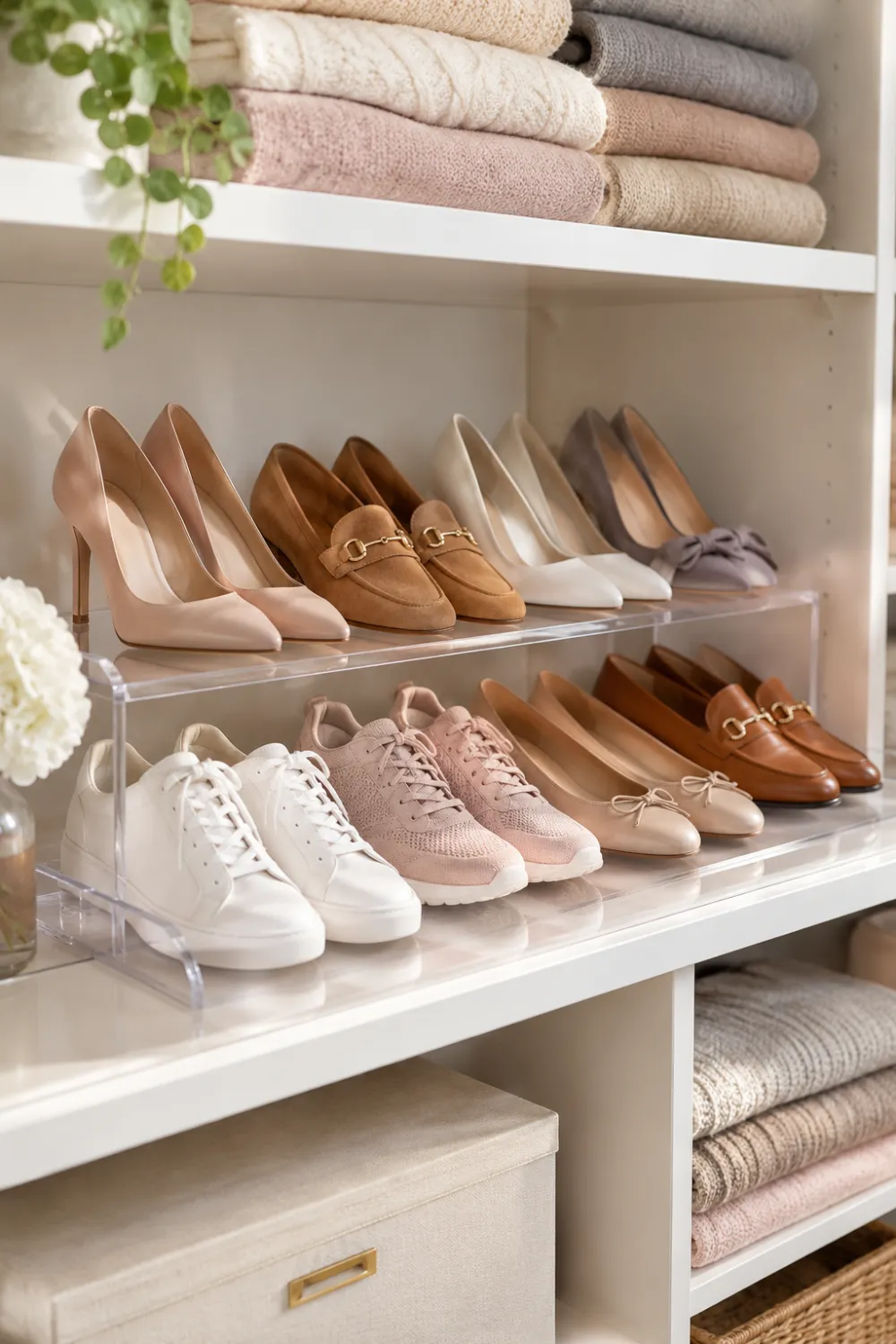 Closet Shelf Dividers and Risers
