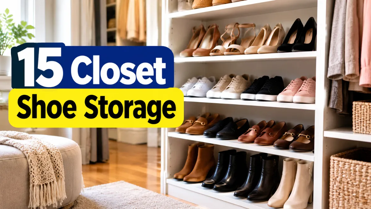 Closet Shoe Storage