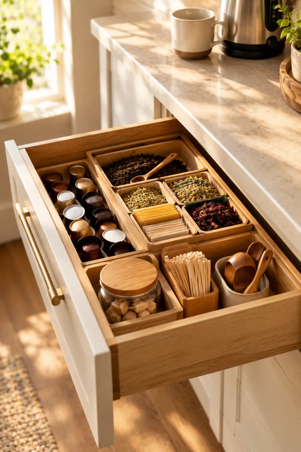 Coffee and Tea Drawer