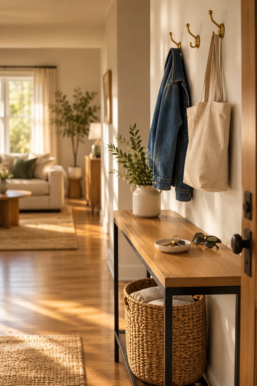 Console Table Drop Zone