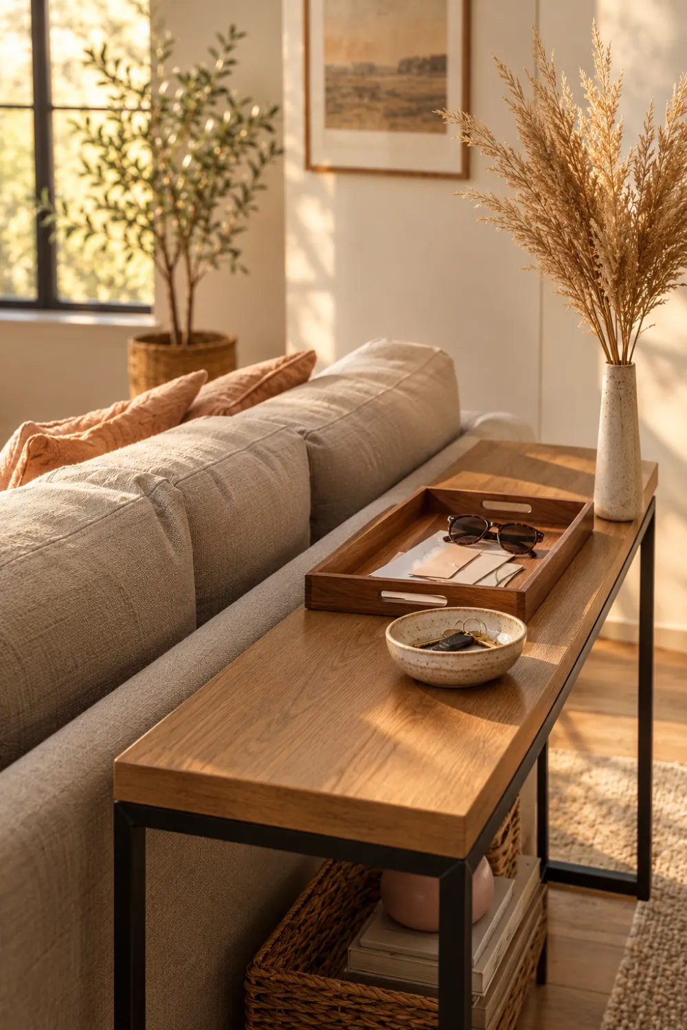 Console Table Drop Zone