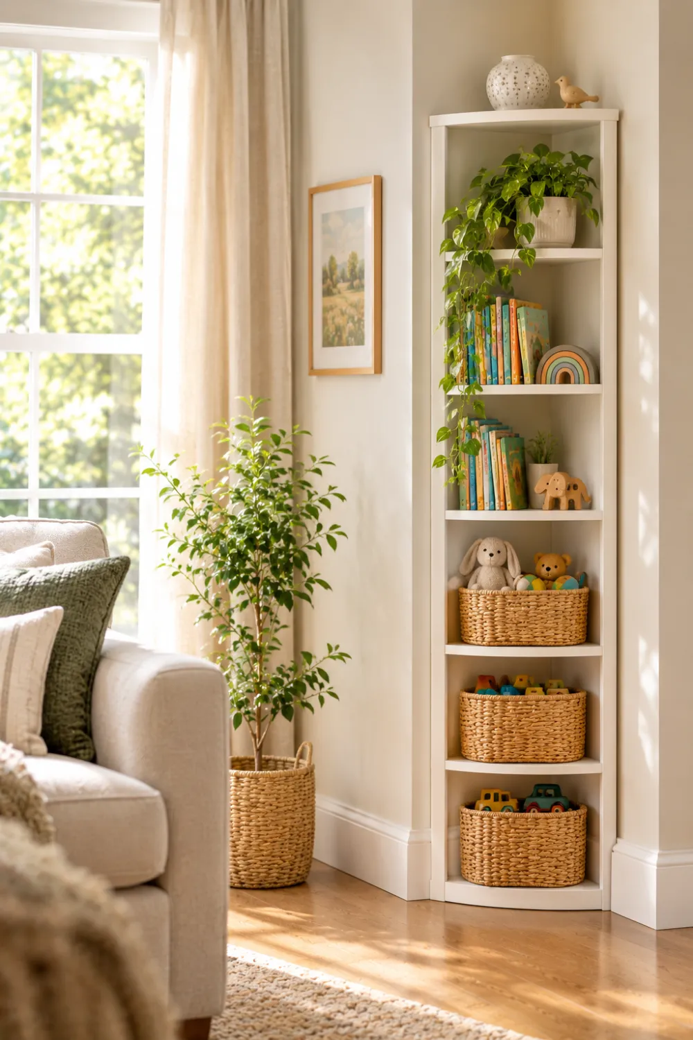 Corner Shelf Tower