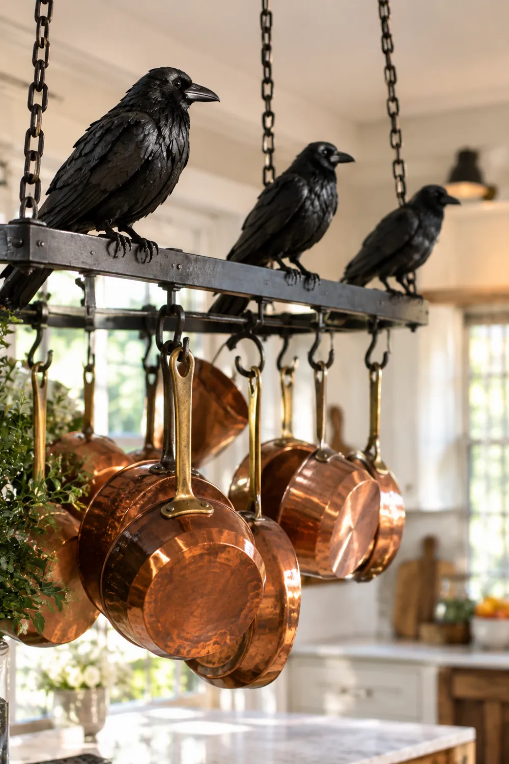 Crows on the Pot Rack