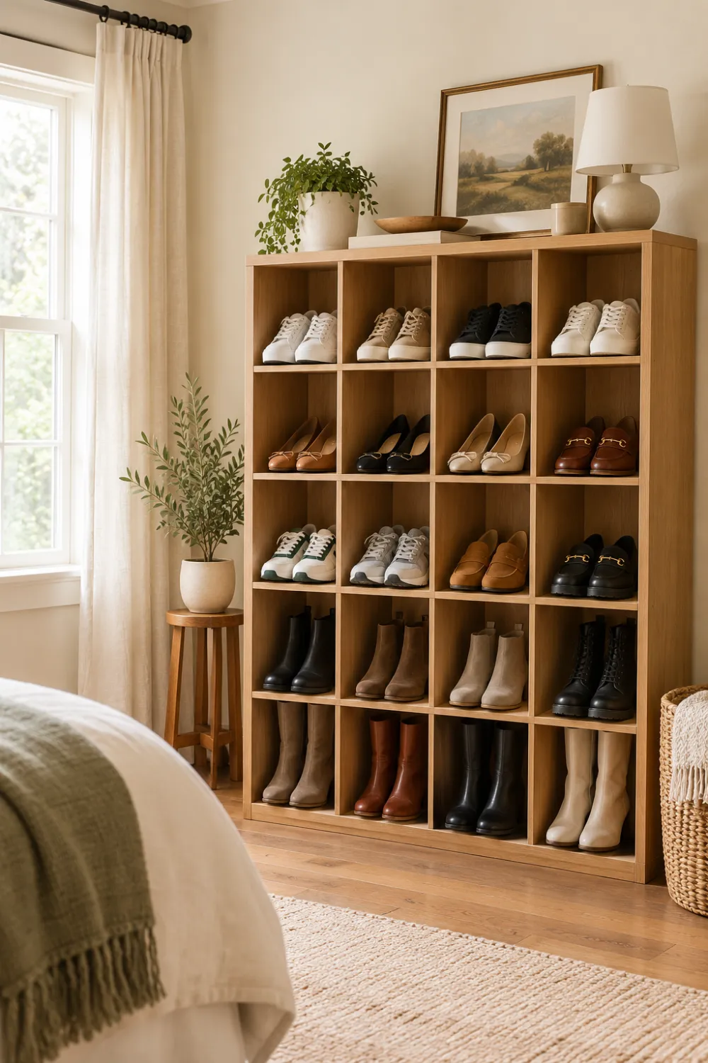 Cube Storage Shoe Grid