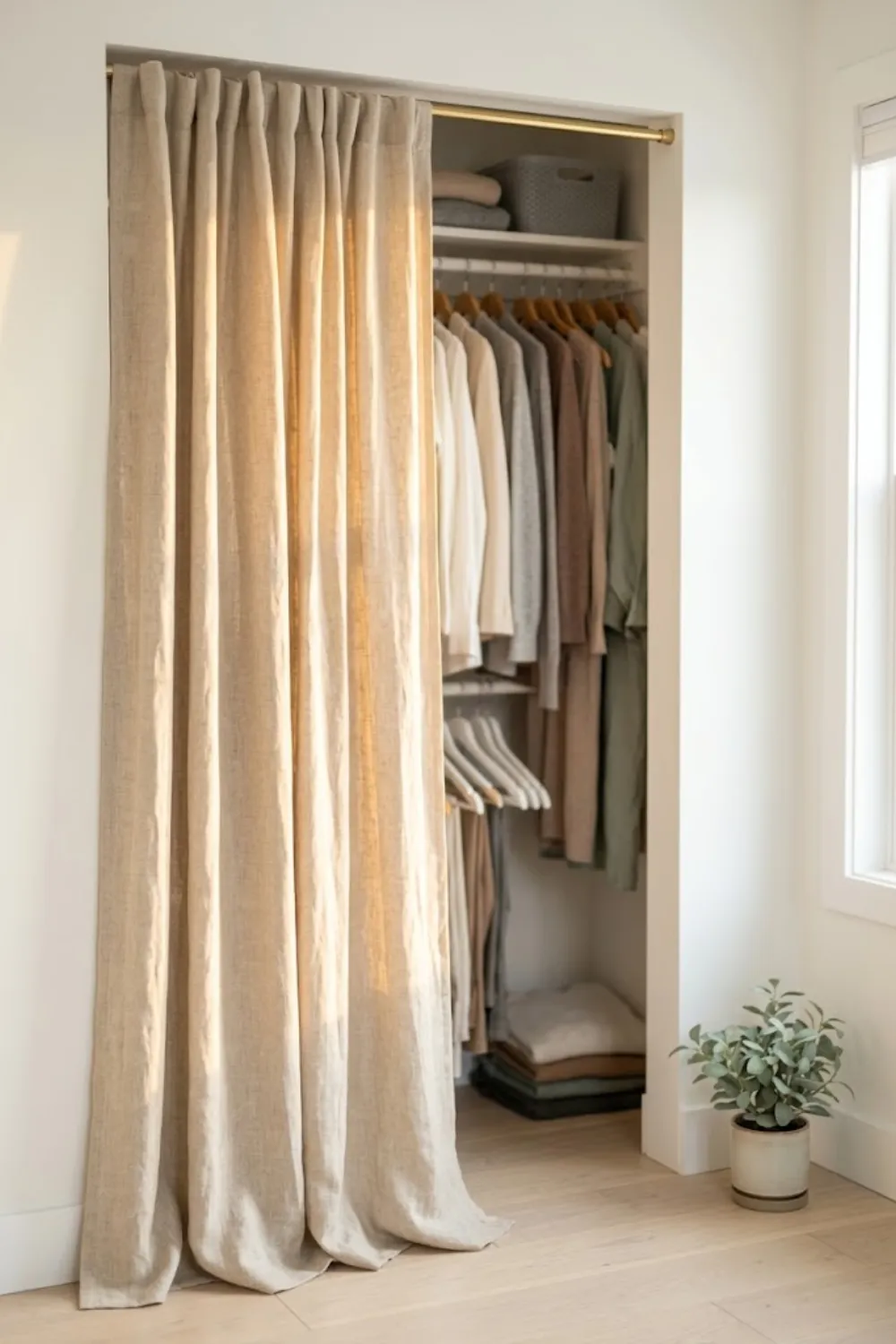 Curtain Instead of Doors