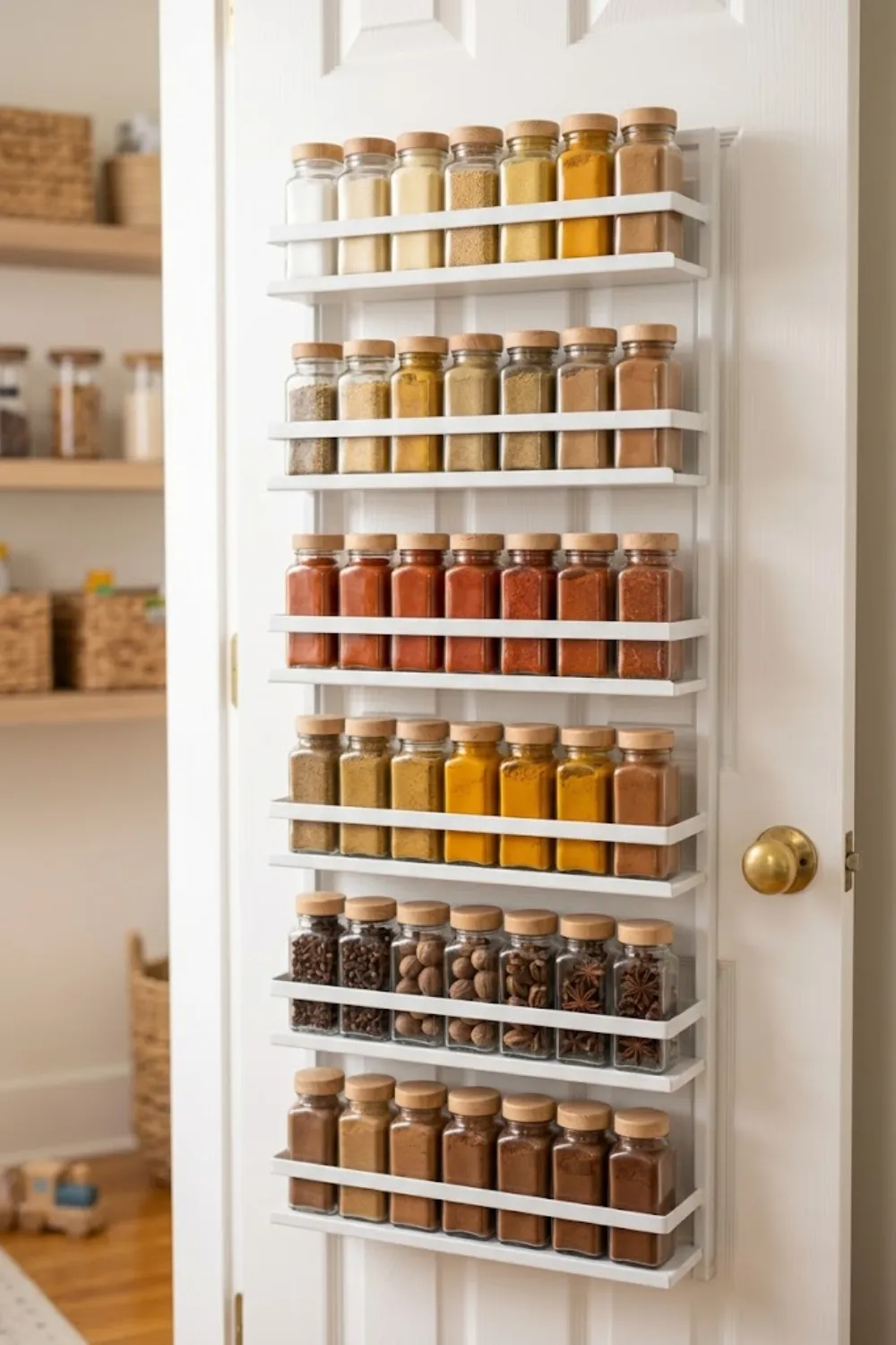 Door-Mounted Spice Racks
