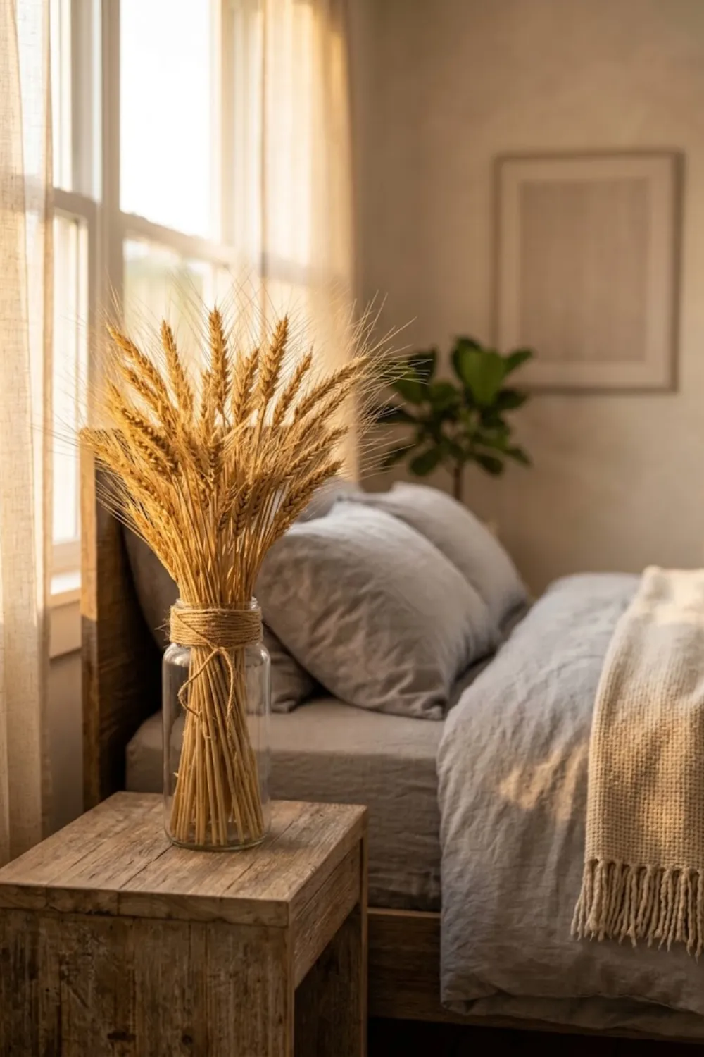 Dried Wheat Bundles