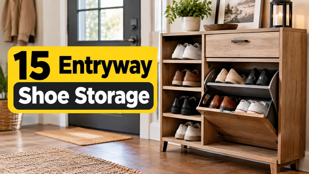Entryway Shoe Storage