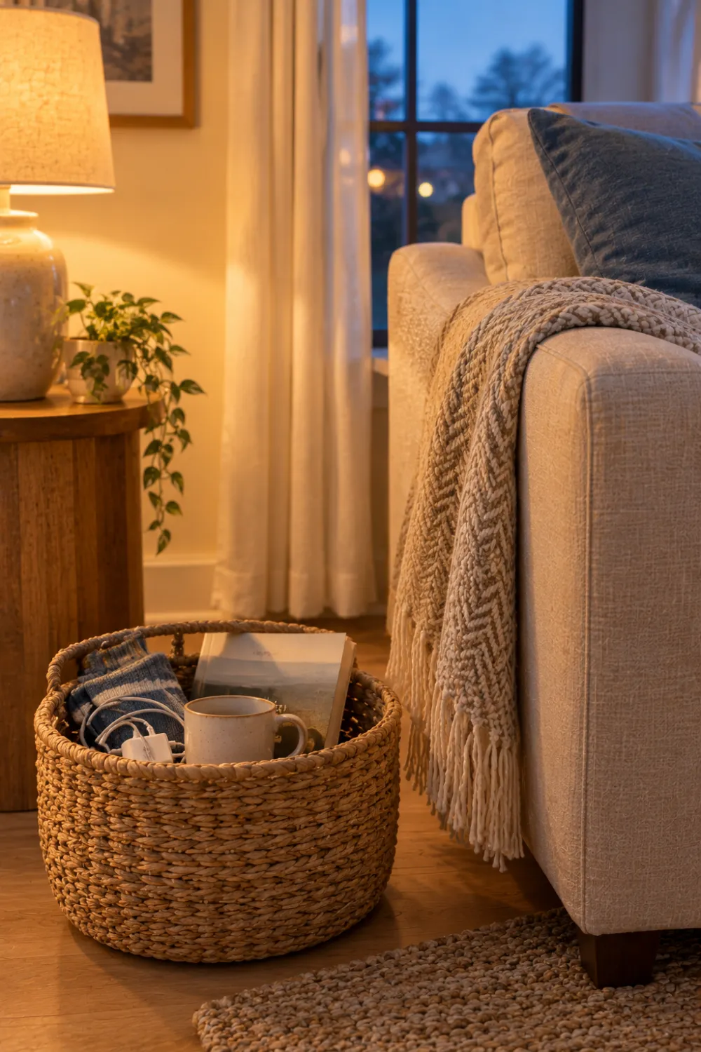 Evening Reset Basket