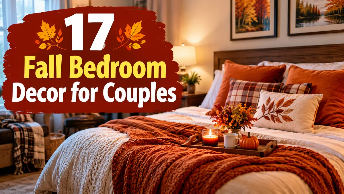 Fall Bedroom Decor for Couples