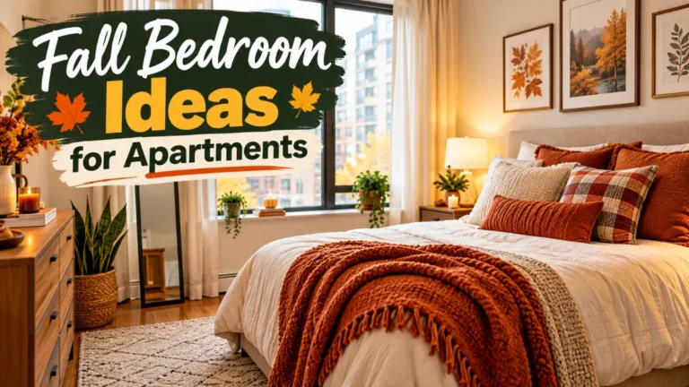 Fall Bedroom Ideas for Apartments