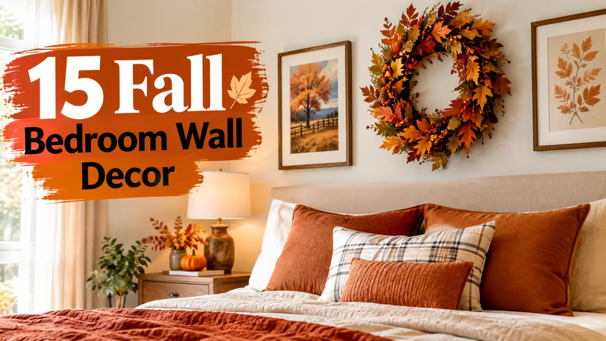 Fall Bedroom Wall Decor