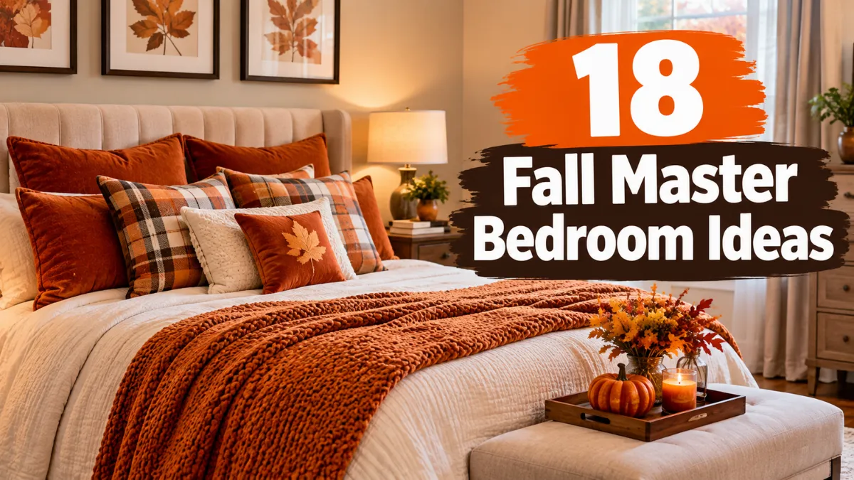 Fall Master Bedroom Ideas