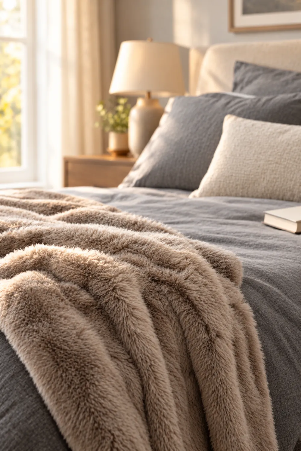 Faux Fur Throw