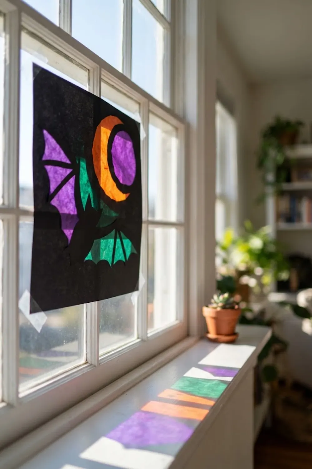 Faux Stained Glass Windows