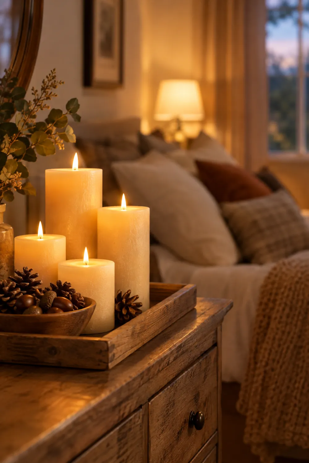Flameless Candle Cluster