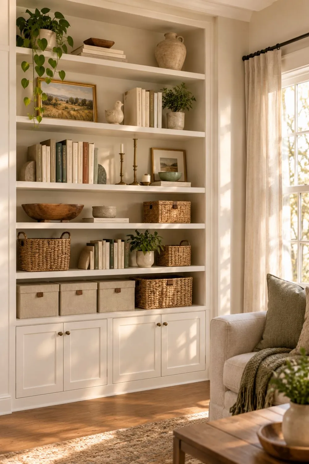 Floor-to-Ceiling Shelving