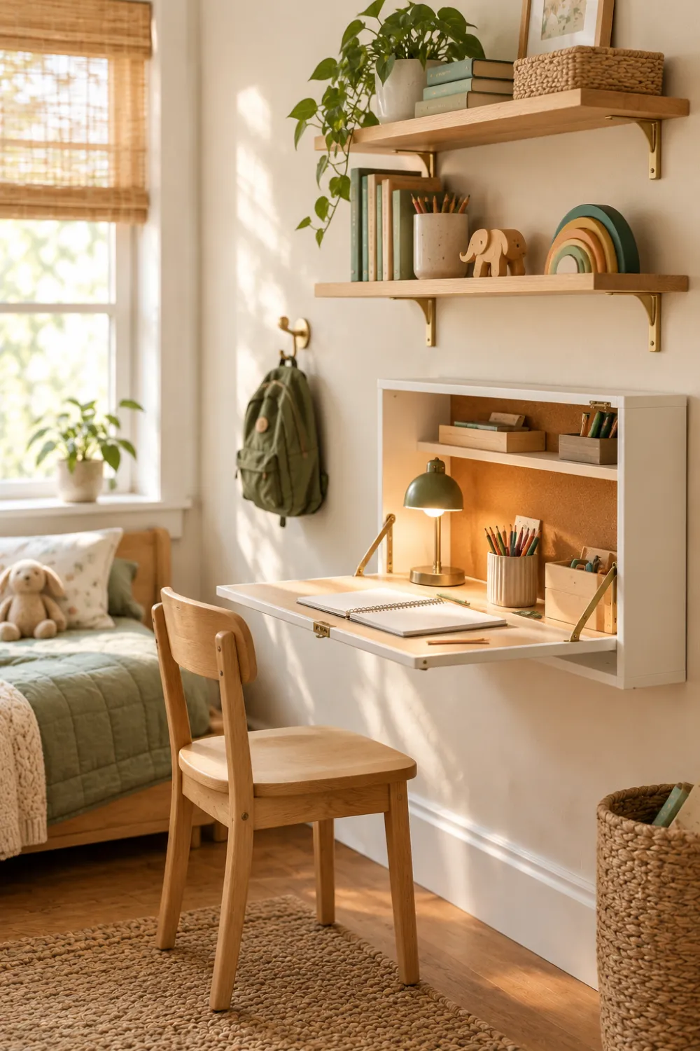 Fold-Down Desk