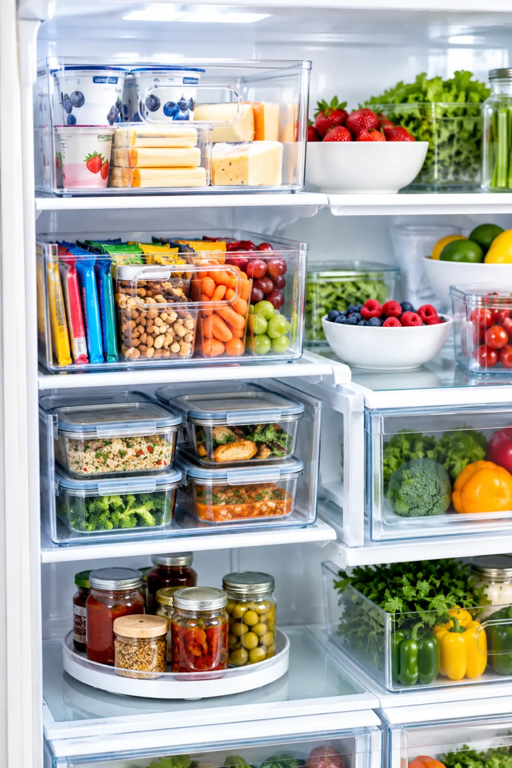 Fridge Bins by Zone