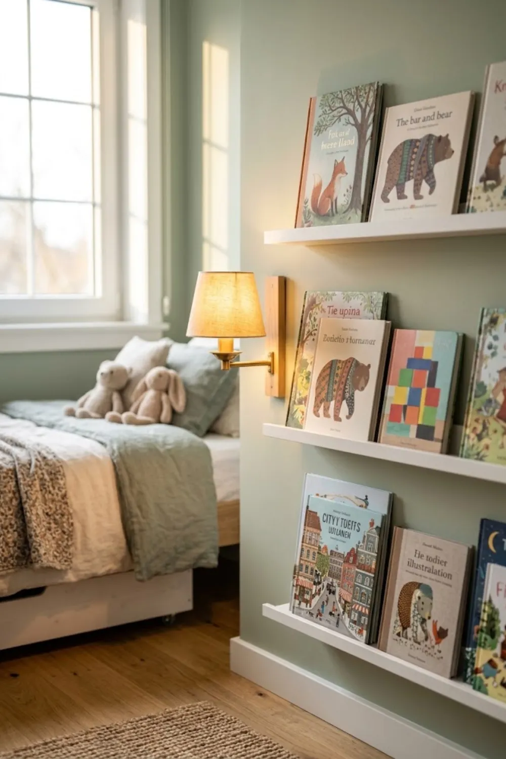 Front-Facing Book Ledges