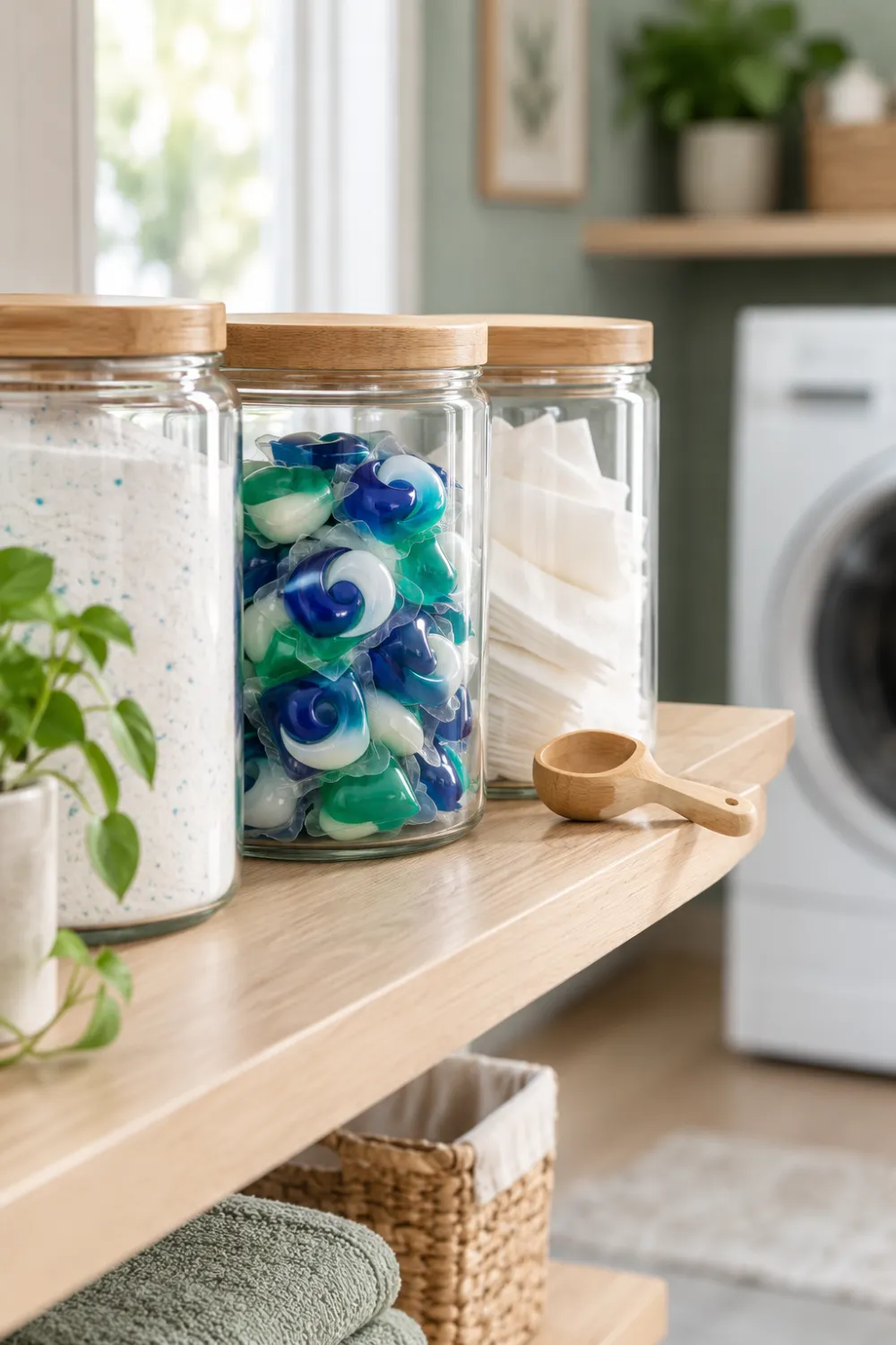 Glass Jars for Detergent