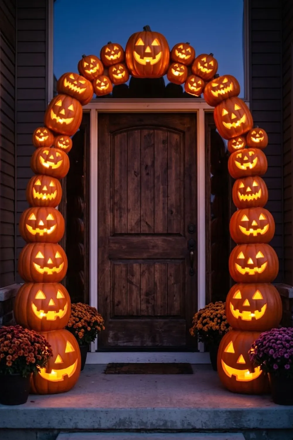 Glowing Jack-o-Lantern Archway