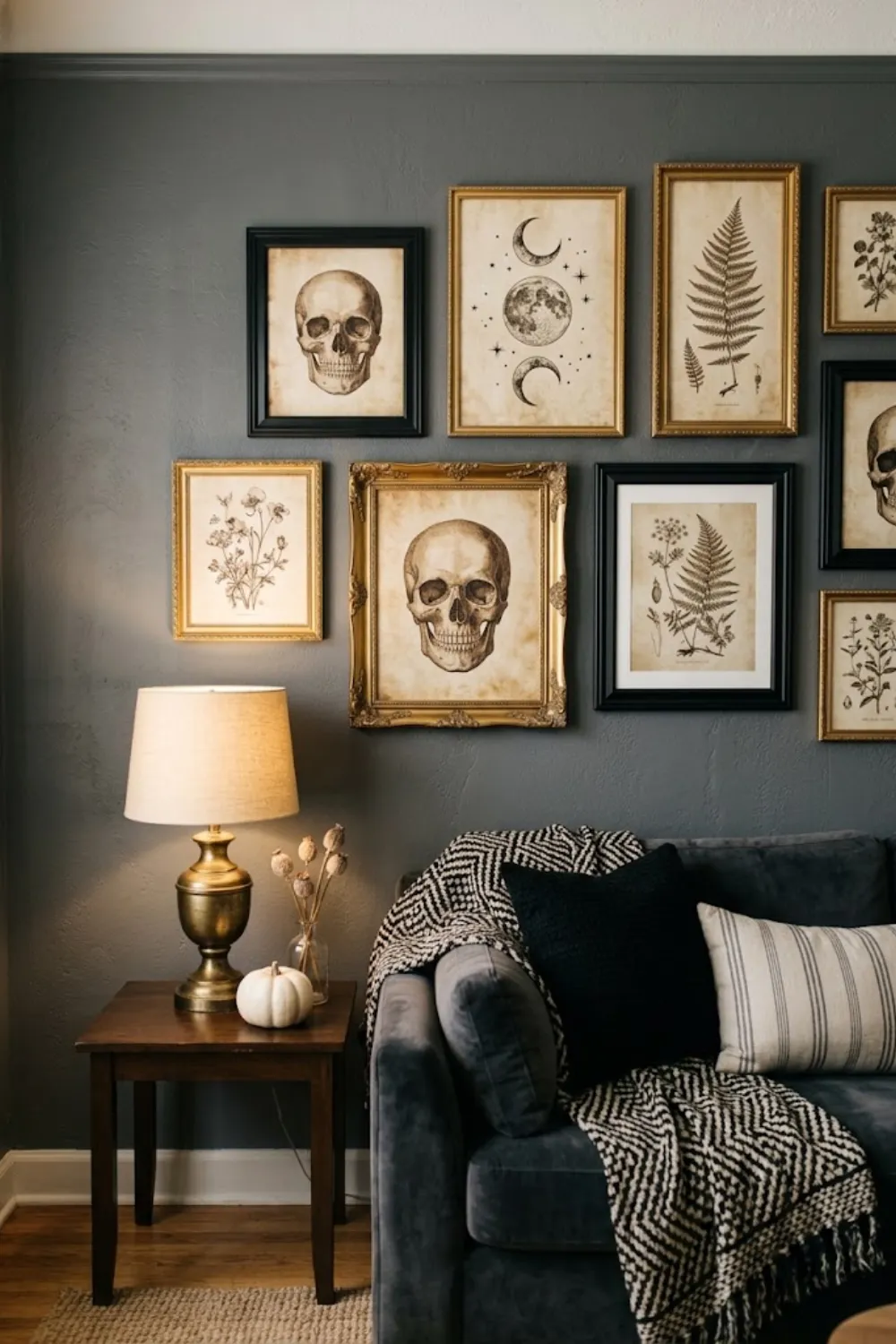 Gothic Gallery Wall