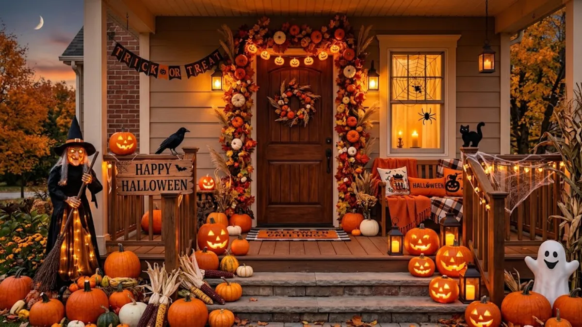 Halloween Front Porch Decor