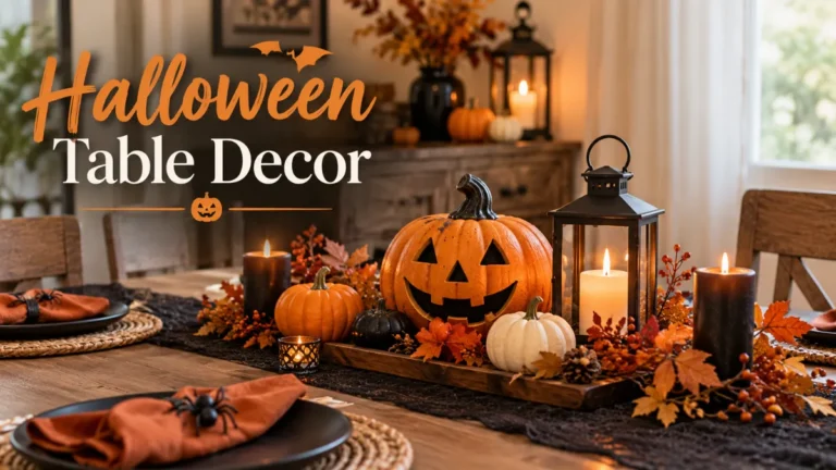 Halloween Table Decor