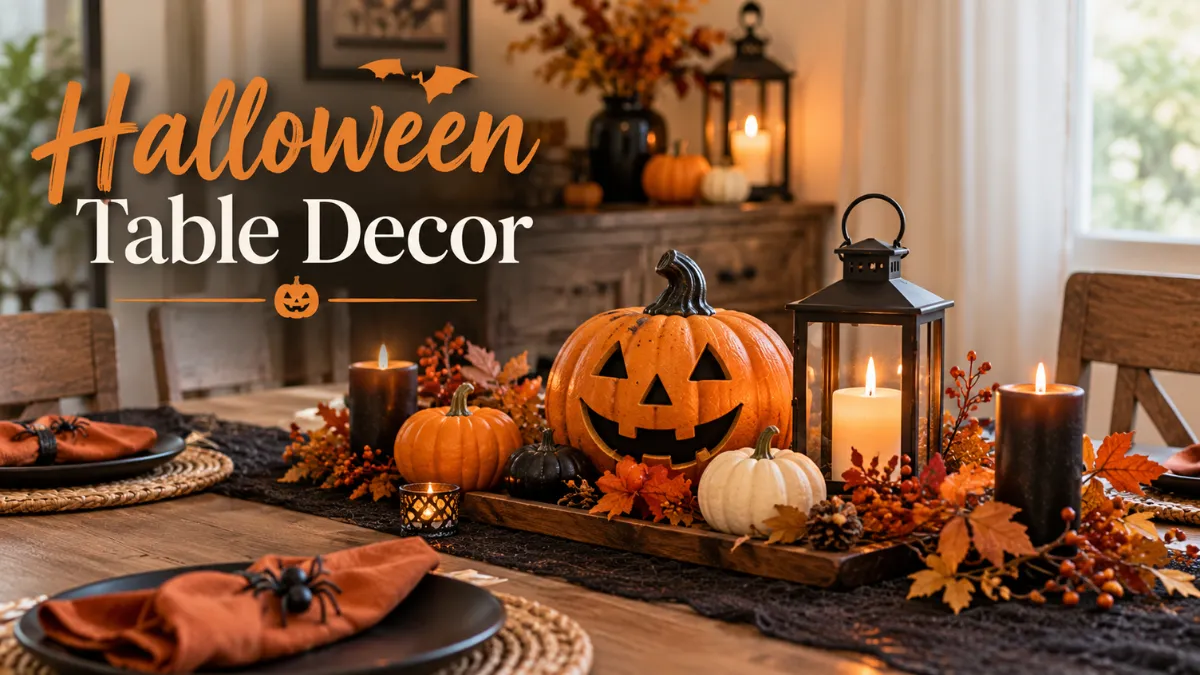 Halloween Table Decor