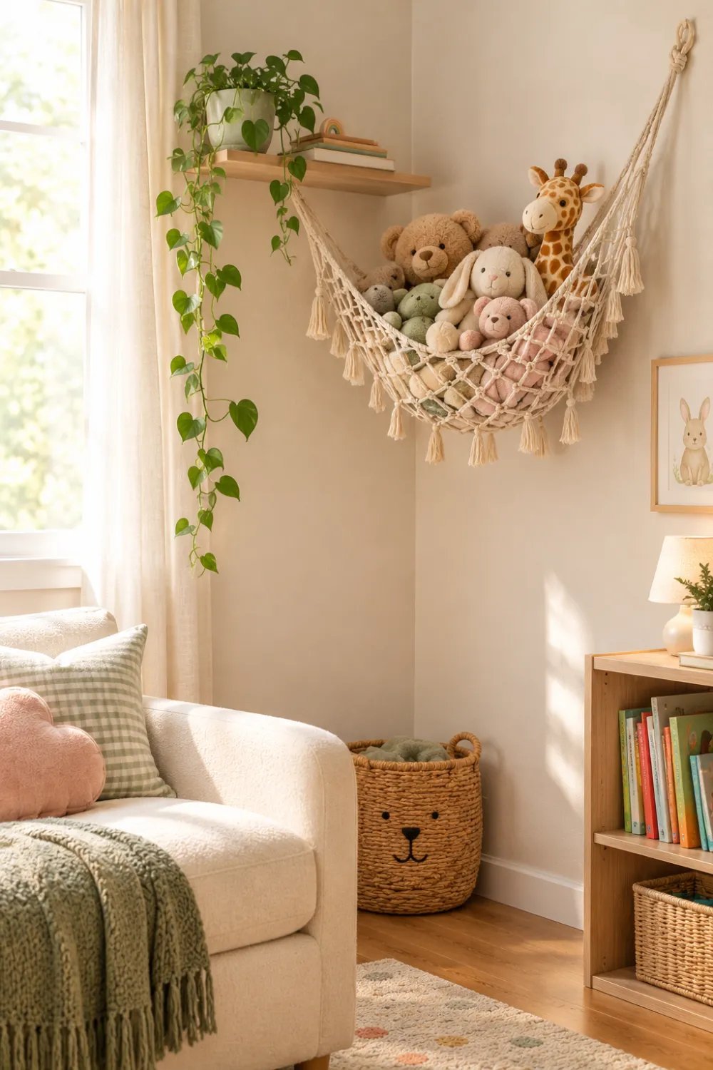 Hanging Stuffed Animal Net