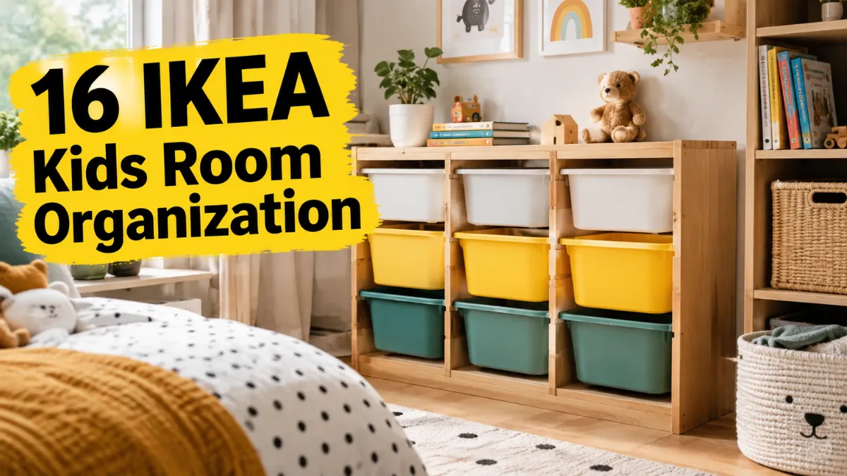 IKEA Kids Room Organization