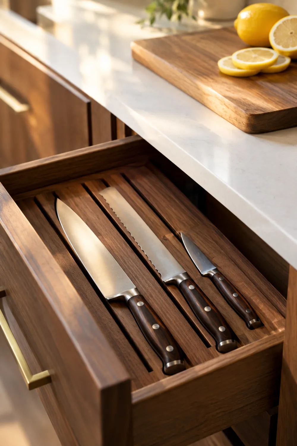 In-Drawer Knife Block