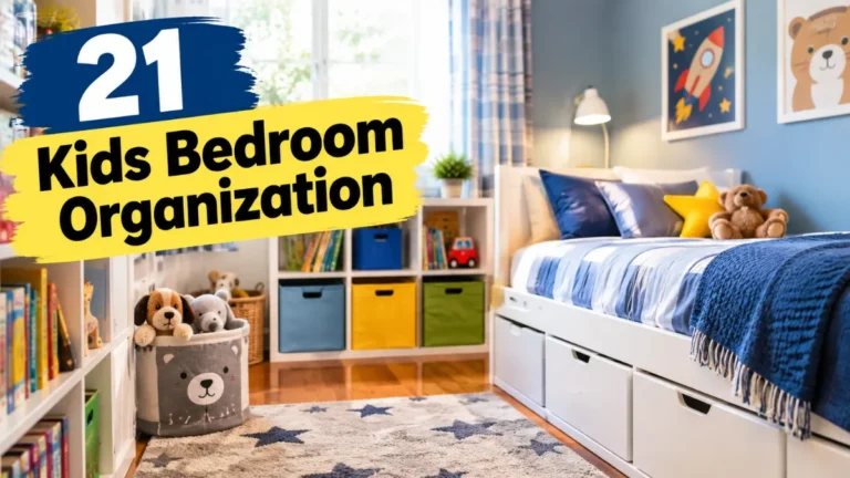 Kids Bedroom Organization