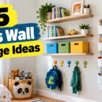 Kids Wall Storage Ideas