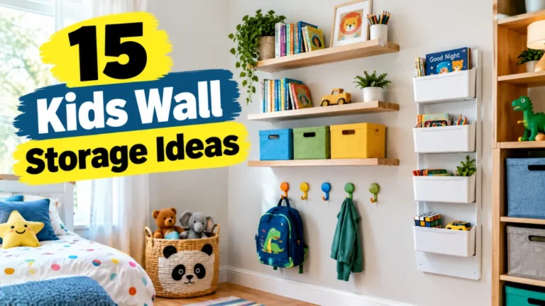 Kids Wall Storage Ideas