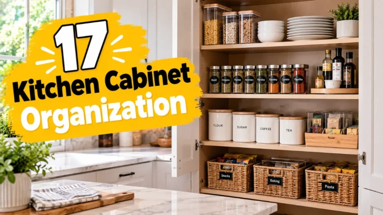 Kitchen Cabinet Organization