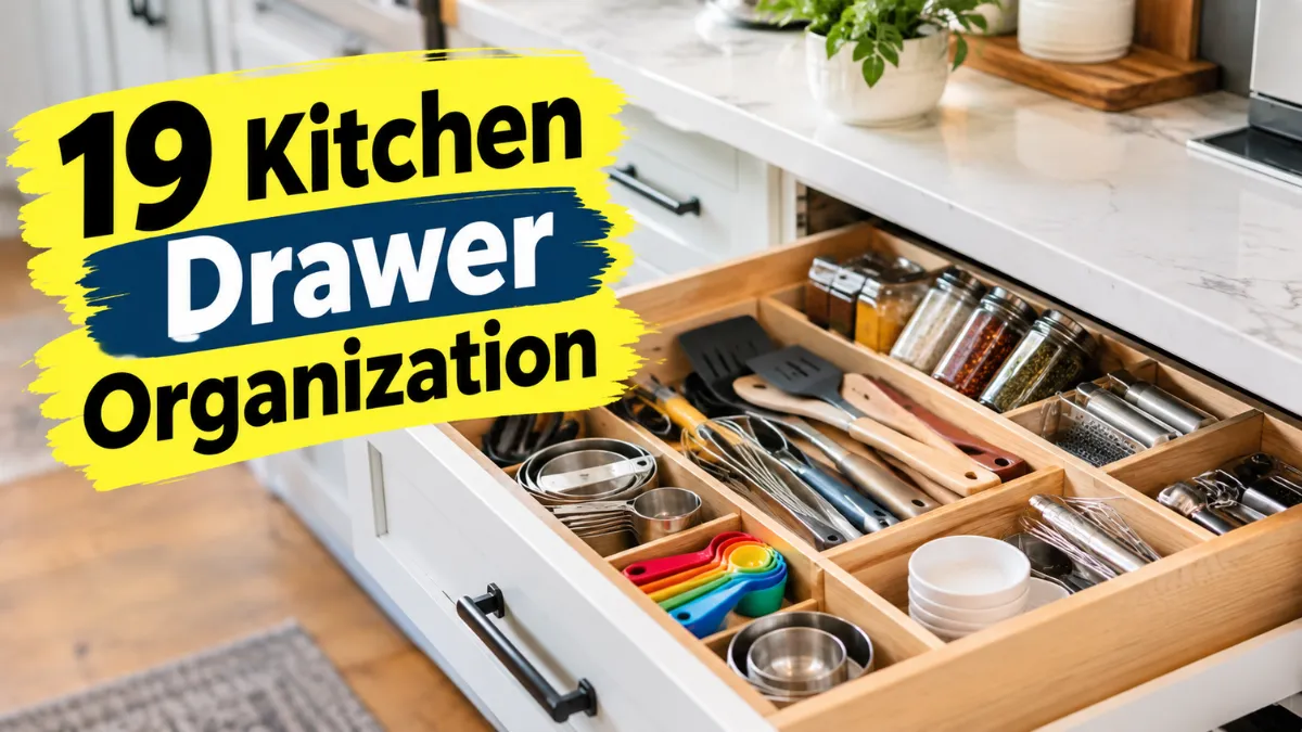Kitchen Drawer Organization