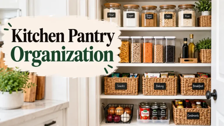 Kitchen Pantry Organization