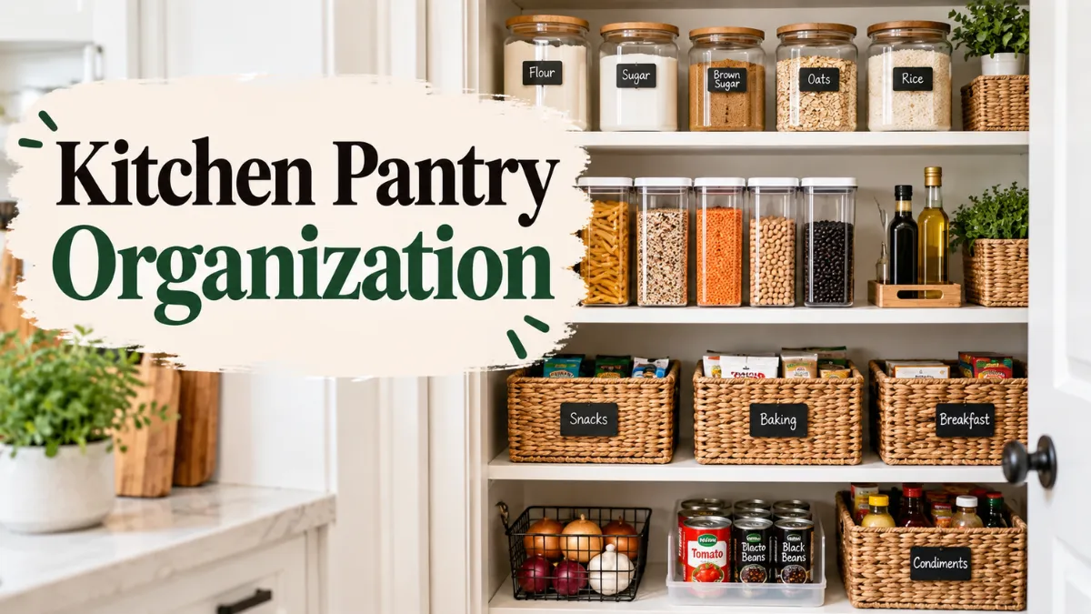 Kitchen Pantry Organization
