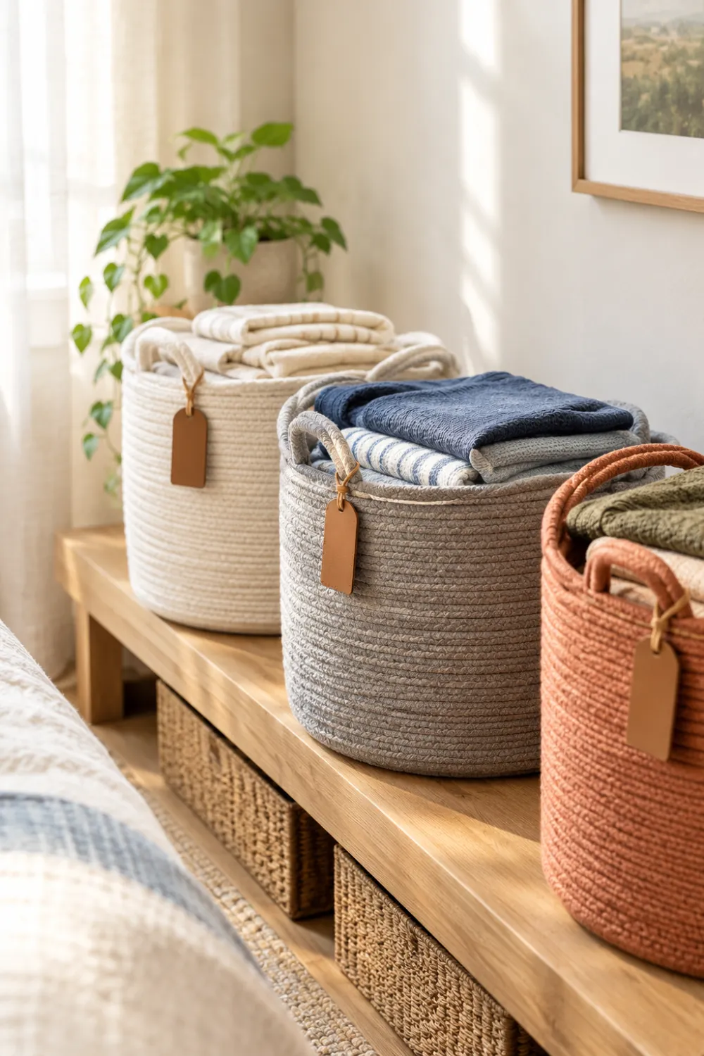 Labeled Family Baskets