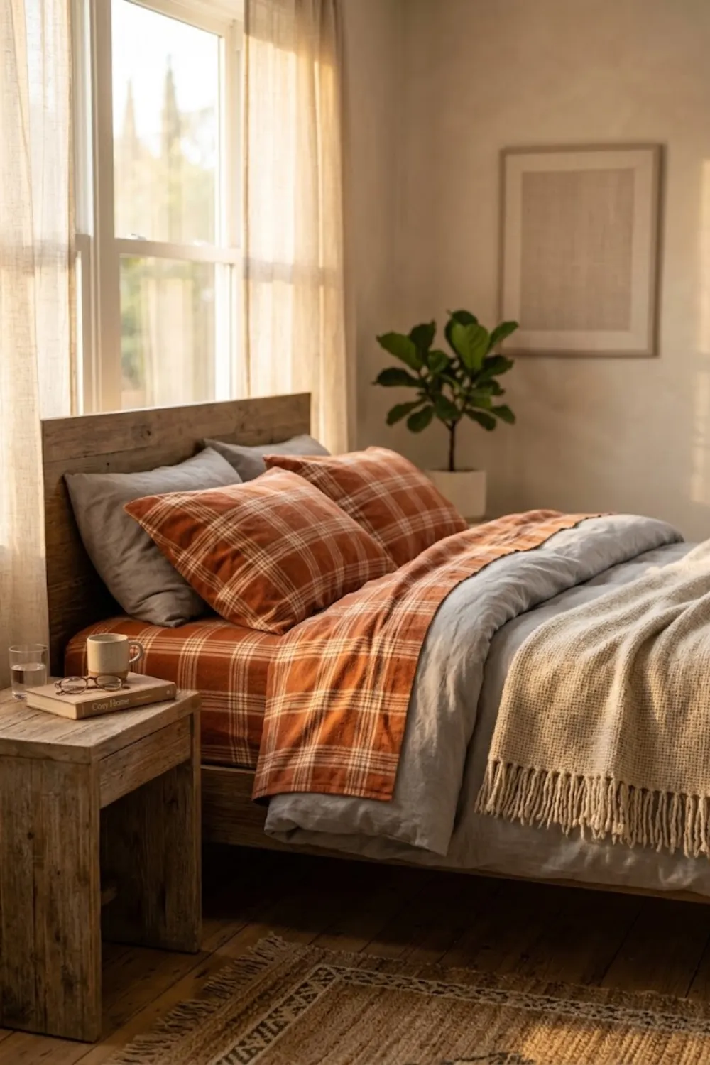Layered Flannel Bedding