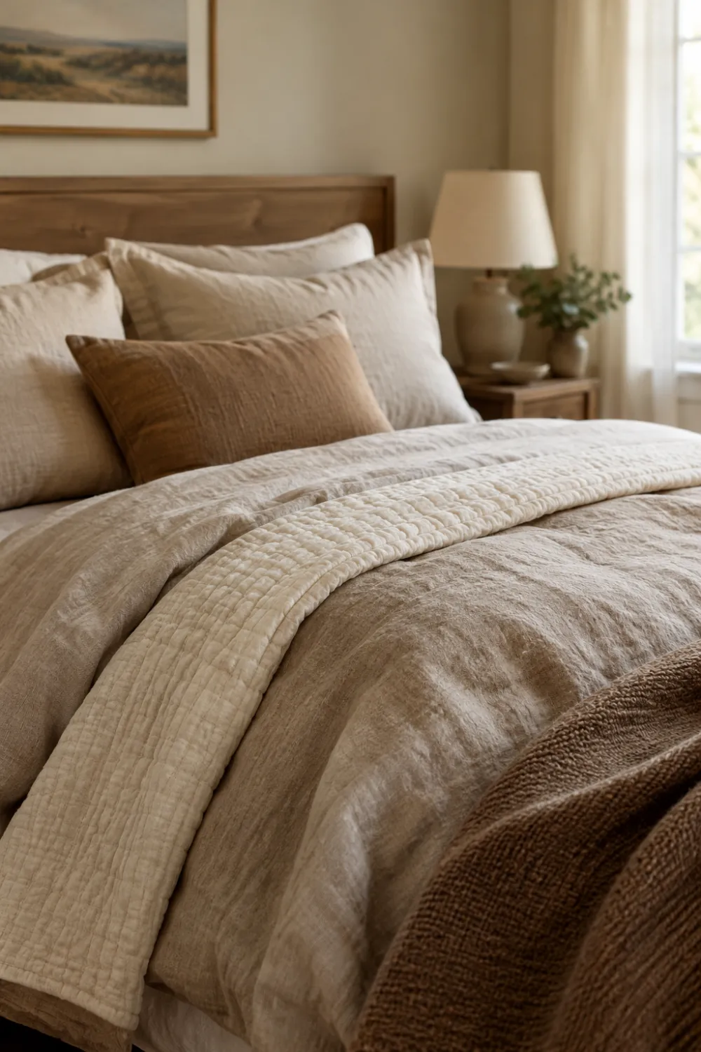 Layered Linen Duvet