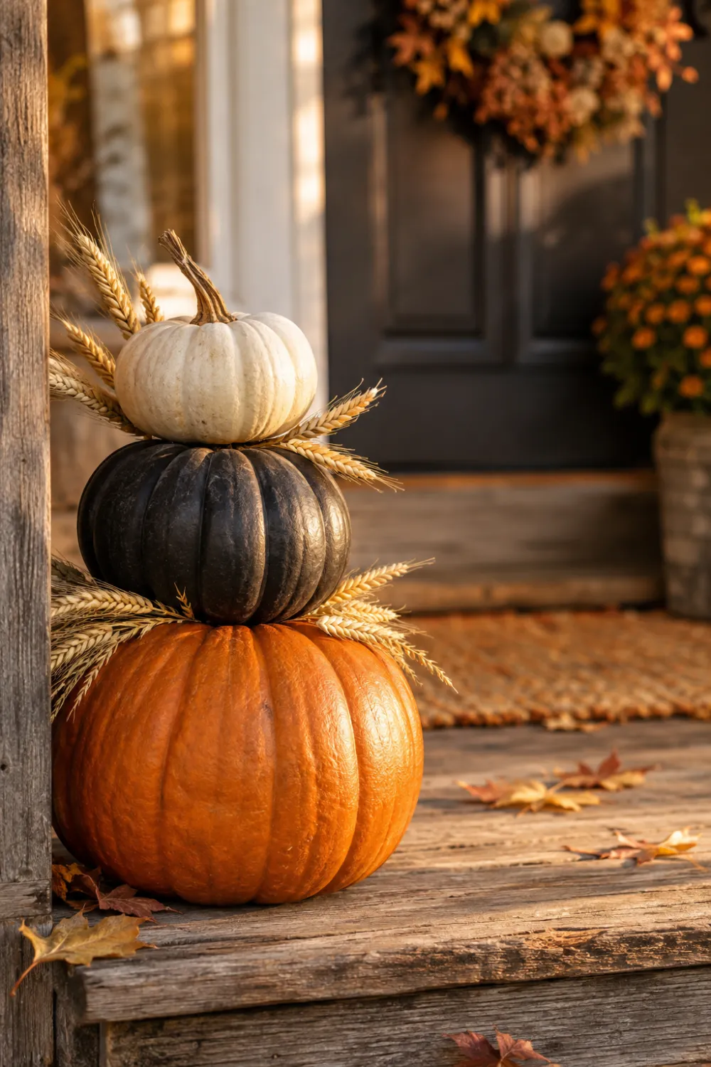 Layered Pumpkin Stack