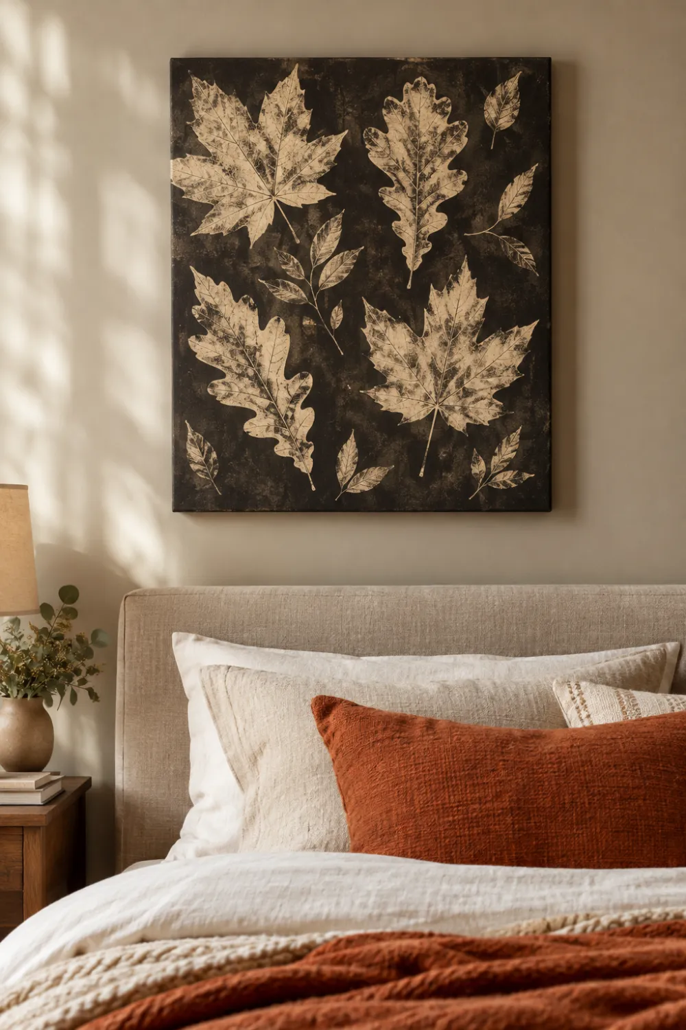 Leaf Print Canvas