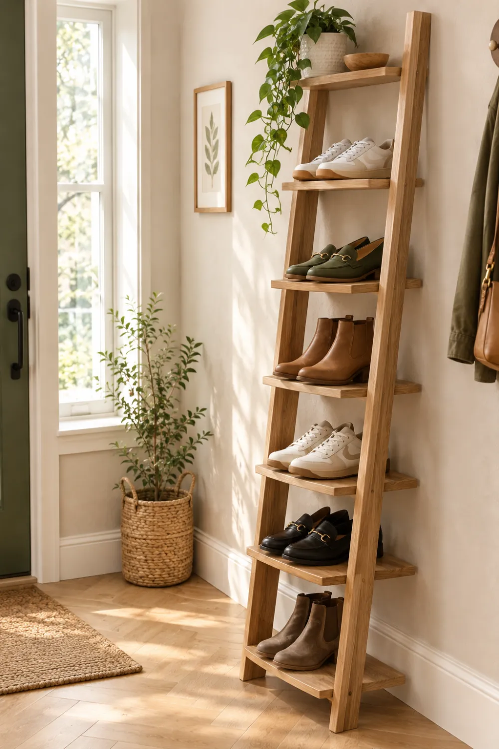 Leaning Ladder Rack