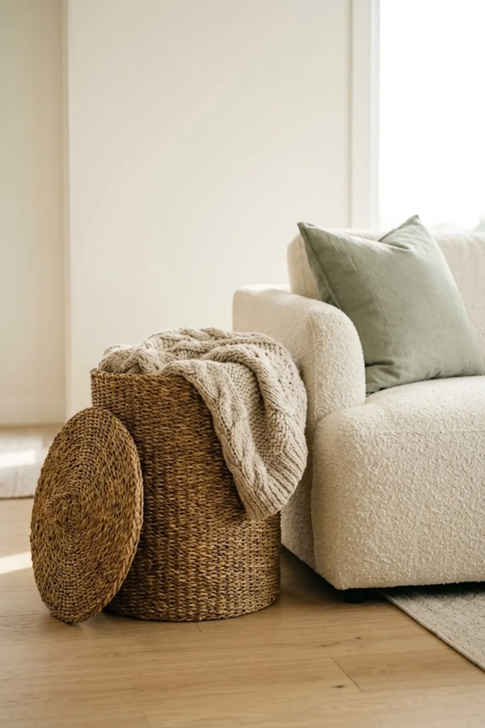 Lidded Blanket Basket