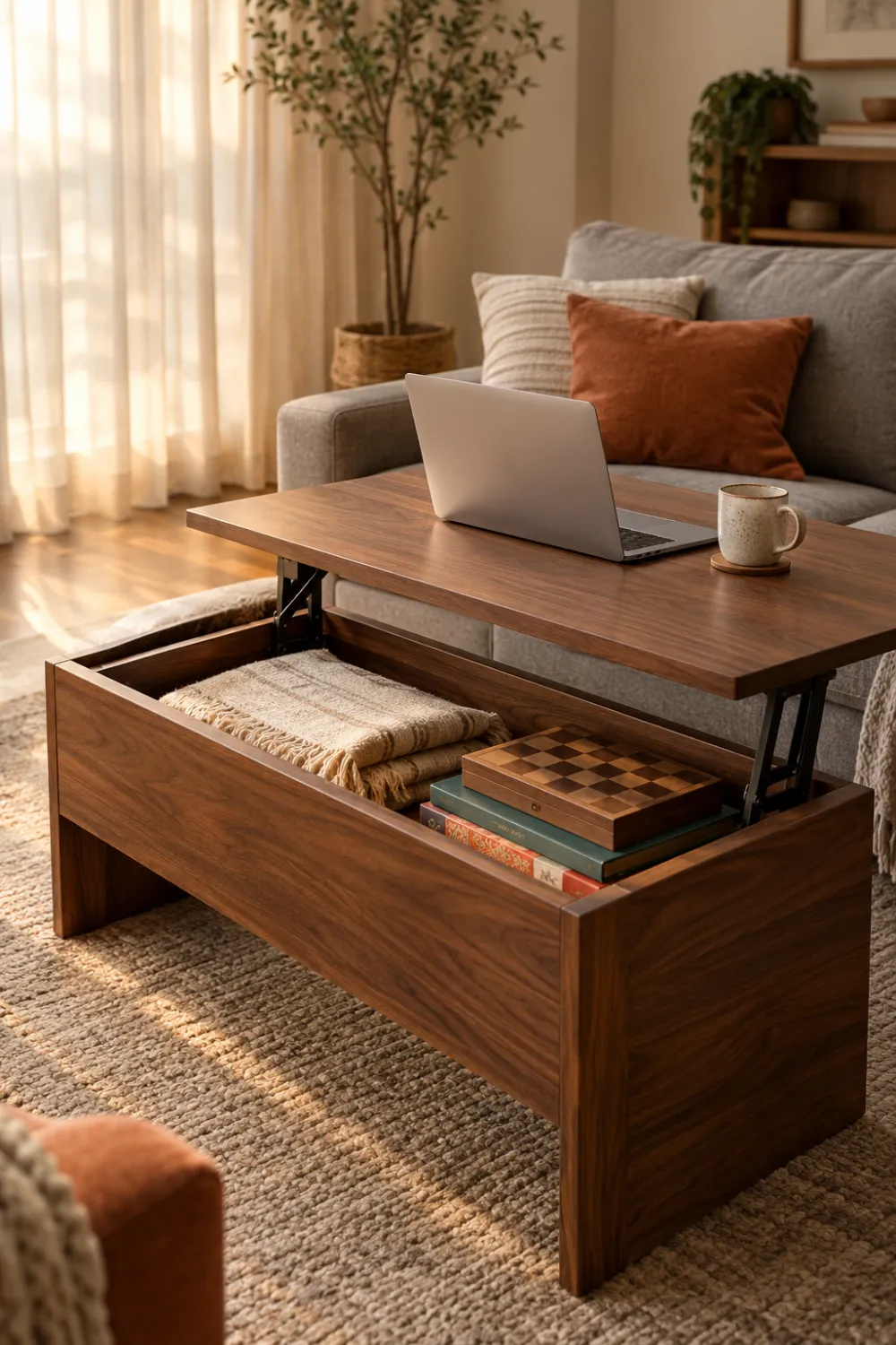Lift-Top Coffee Table